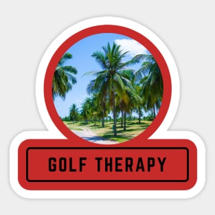 Golf Therapy Sticker